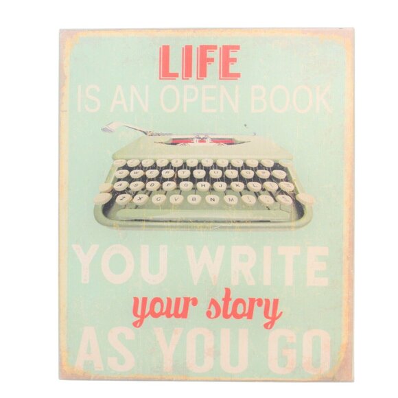Inspiration Wooden Wall Hanging Home Decor Wood Hanging Plaque Rustic Sign - Picture 1 of 8